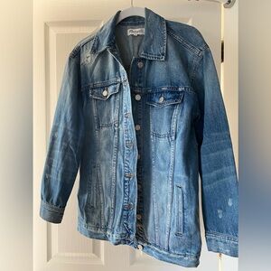 Madewell boyfriend denim jacket - size small